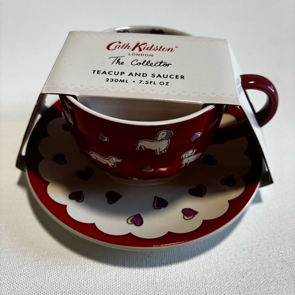 CATH KIDTSON Dachshund Doxie Teacup And Saucer Cath Kidston London - Picture 3 of 8